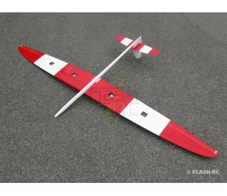 Tomcat all fiber approx.2.60m white & red RCRCM