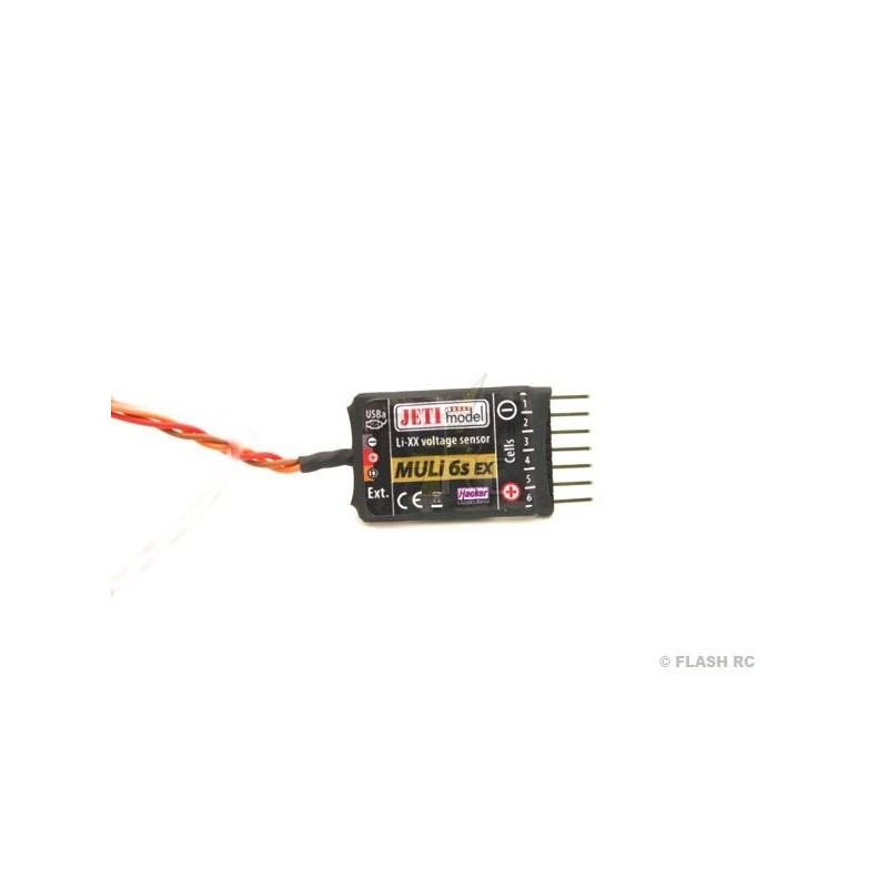 MULi6S' Jeti Duplex 2.4EX voltage sensor