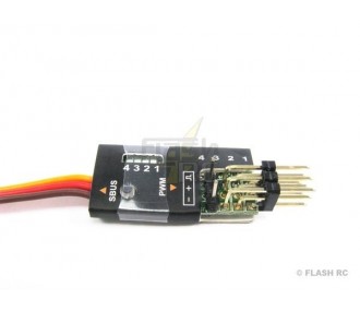 Decoder SBUS->PWM 4 servi Frsky