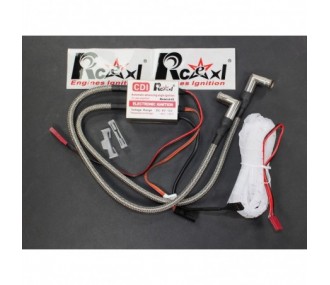 Dual cylinder ignition for 1/4-32 90° RCEXL spark plug