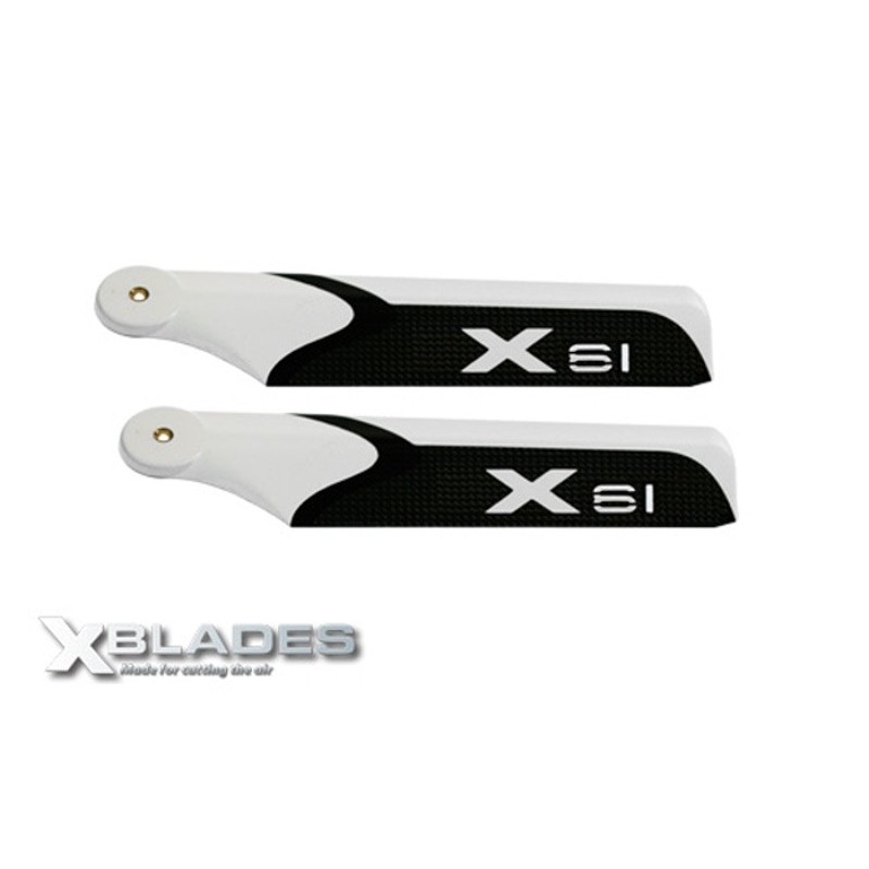 Pales Anti-couple XBlades 61 pour T-REX 450 PRO/DFC/Plus/Sport/V2 Align
