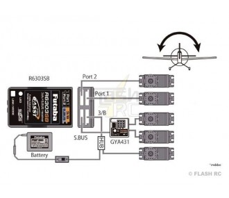 Recepteur R6303SB SBUS 2.4Ghz Futaba