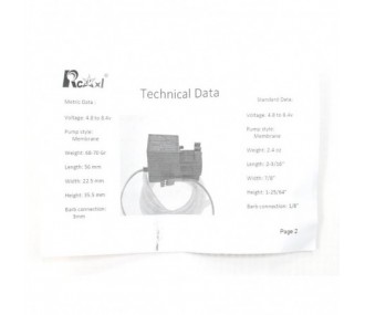 Minibomba de humo con caudal regulable RCEXL 2213