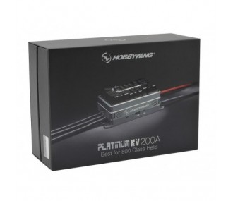 Controlador Brushless 6-14S 200A-HV SBEC Platinum Pro V4.1 HOBBYWING