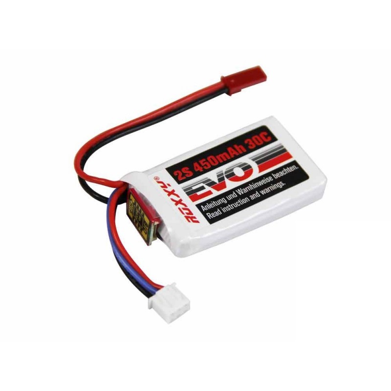 Batteria Lipo ROXXY EVO 2S 450mAh 30C av.BID-Chip