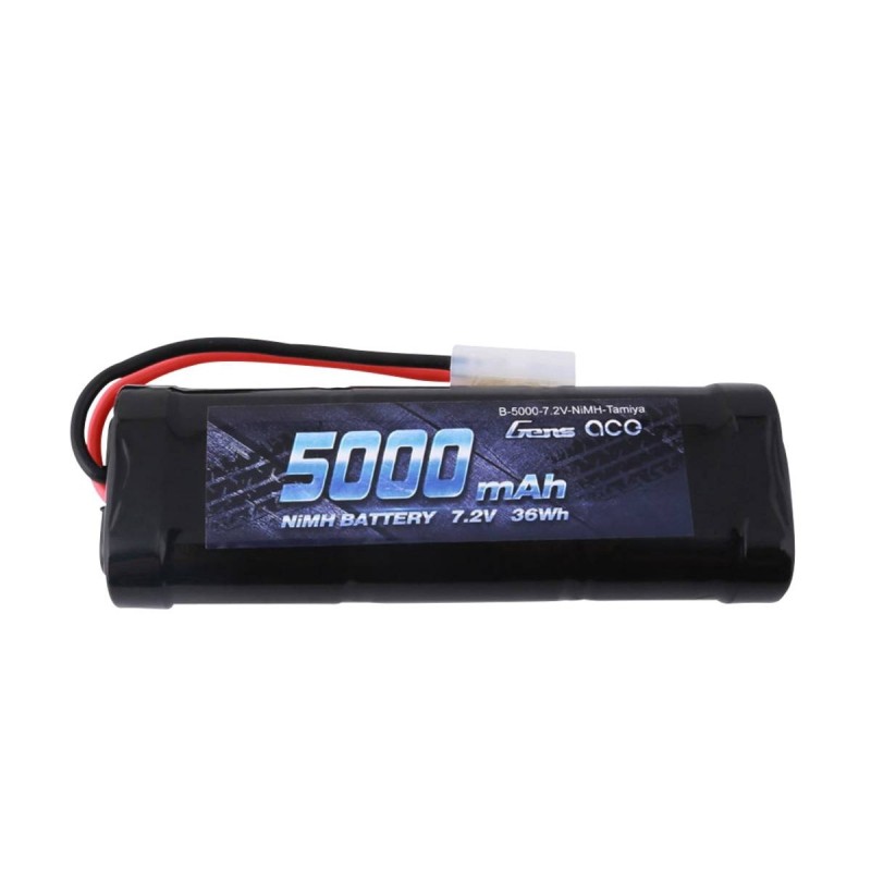 Batterie NiMh 7.2V 5000mAh Prise Tamiya - Gens Ace
