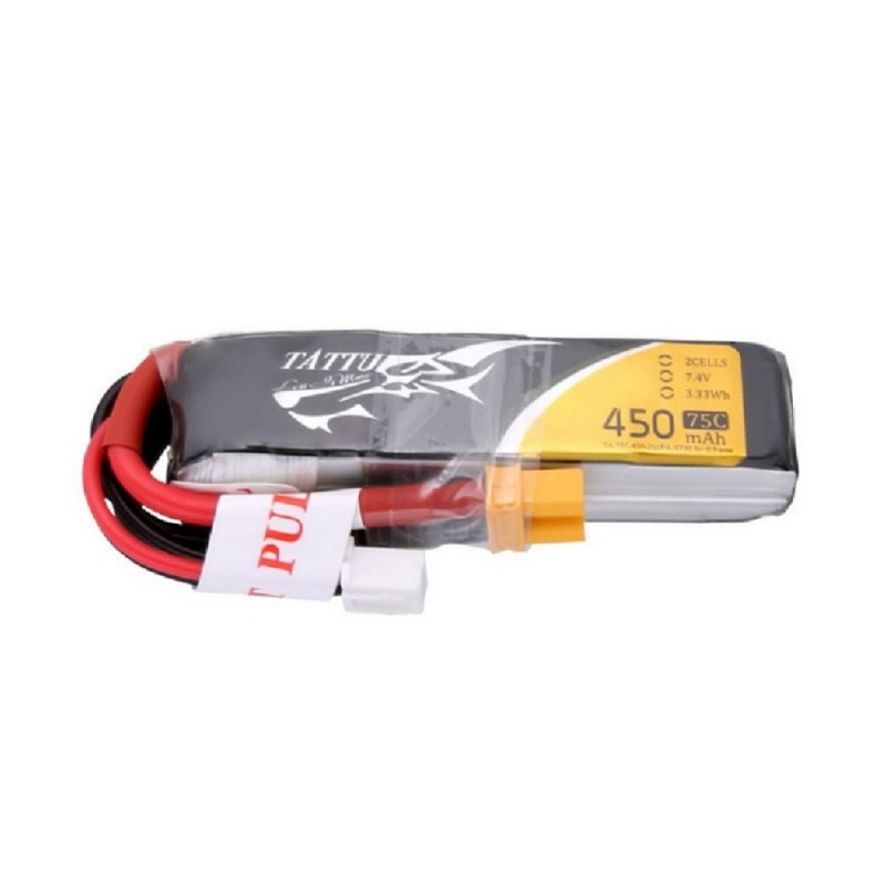 Lot De 2 Batteries Lipo 7.4V 1500mAh 25C Pour Voiture RC Wltoys - Avec Connecteur En T