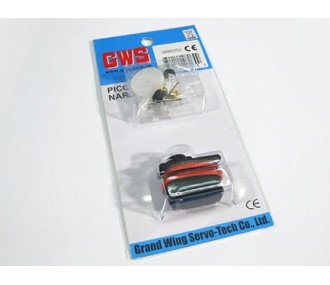 Micro servo GWS Mini F BB - Futaba socket (26g, 2.8kg/cm, 0.15s/60°)
