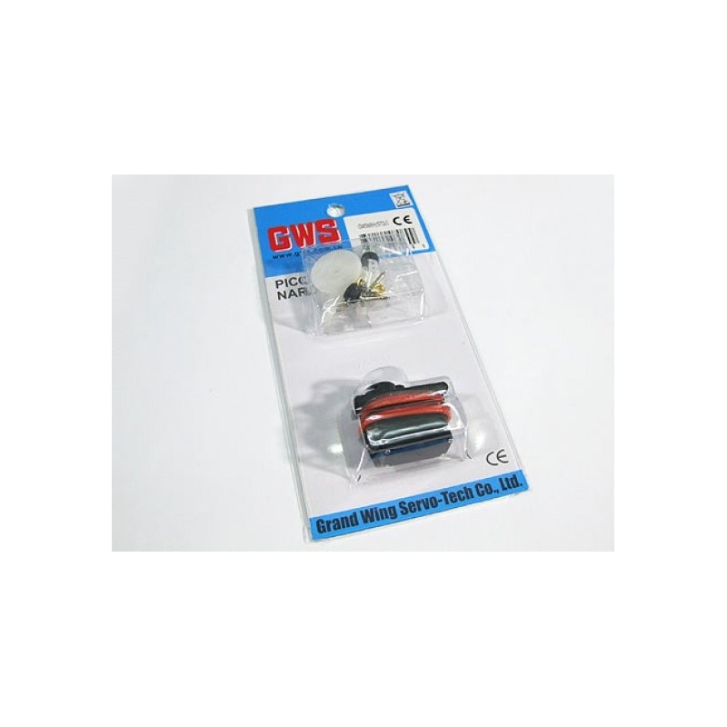 Micro servo GWS Mini F BB - Futaba socket (26g, 2.8kg/cm, 0.15s/60°)