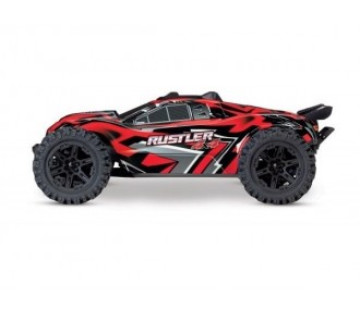 Traxxas Rustler XL-5 Red 4WD Brushed TQ & ID RTR 67064-1