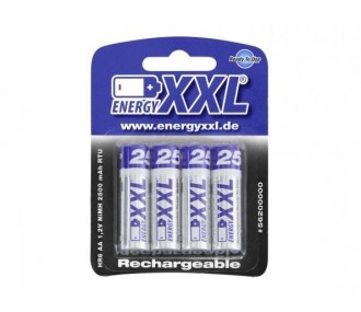 4er-Pack Akkus 2500mAh (AA/LR6) Energy XXL