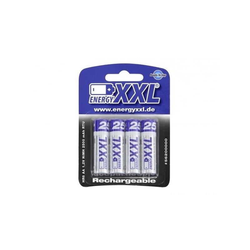 Pack 4 batteries 2500mAh (AA/LR6) Energy XXL