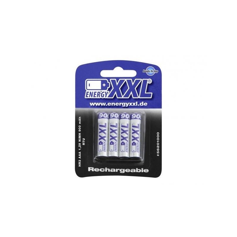 Pack 4 batteries 900mAh (AAA/LR3) Energy XXL