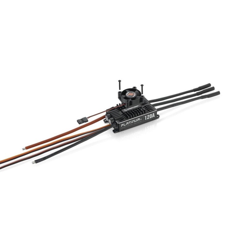 Regolatore brushless 3-6S 120A Platinum V4 HOBBYWING