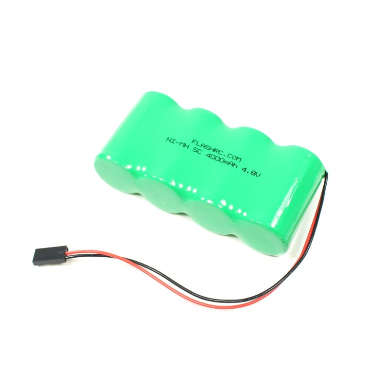 4.8V 4000mAh NiMh batería plana FLASH RC