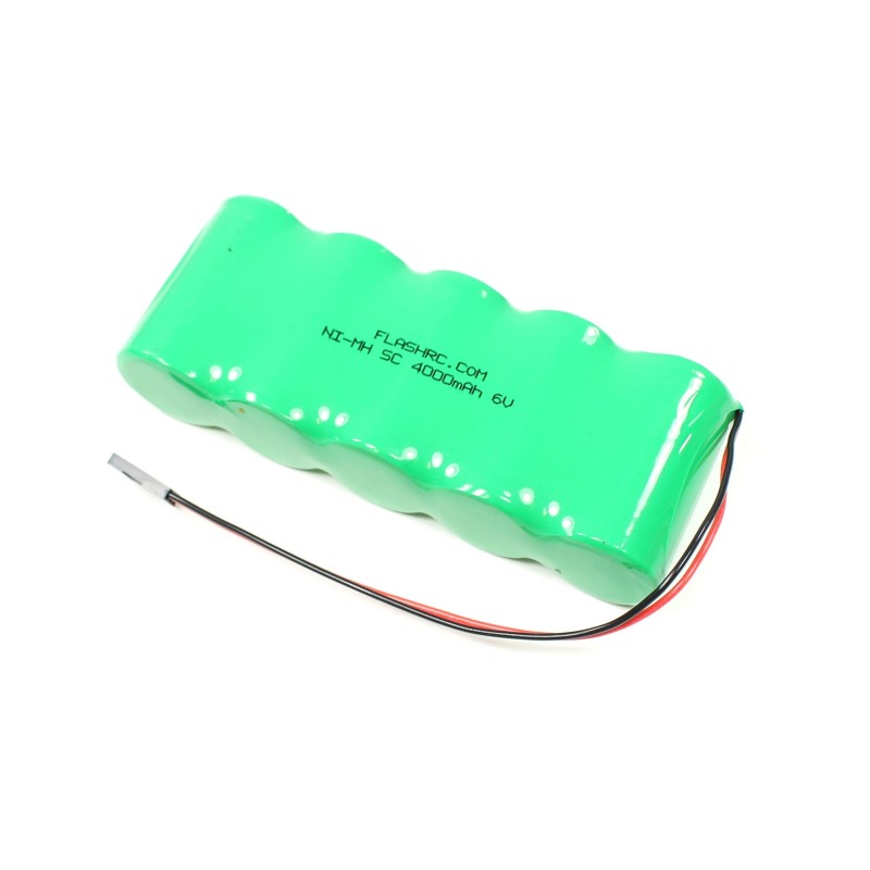 Batterie 6,0V 4000mAh NiMh flach FLASH RC