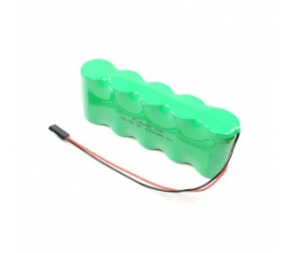 Batterie 6,0V 4000mAh NiMh flach FLASH RC