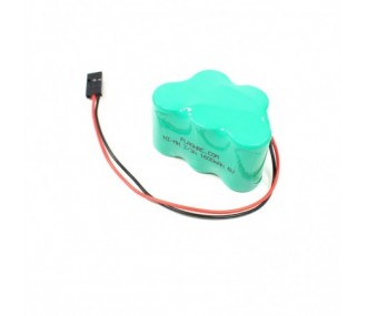 Batterie 6,0V 1600mAh NiMh Hump (Pyramidenformat) FLASH RC