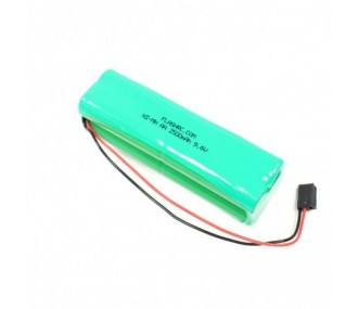 Batteria NiMh Tx 9,6V 2500mAh (FUTABA) formato blocco AA FLASH RC