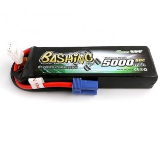 Akku Gens Ace Bashing-Series, Lipo 3S 11.1V 5000mAh 60C Steckdose EC5