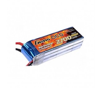 Batteria Tx Gensace lipo 3S 11.1V 2700mAh per Futaba/JST-XHR-3P/JST-SYP