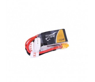 Tattu lipo 3S 11.1V 450mAh 75C presa batteria xt30