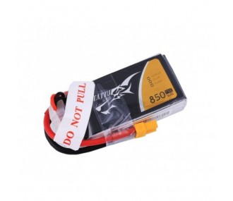 Akku Tattu lipo 3S 11.1V 850mAh 75C Steckdose xt30