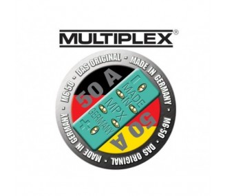 6-pin female MPX socket (x3) M6 50A original MULTIPLEX