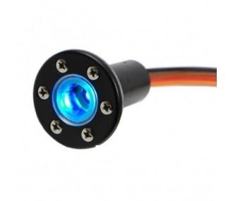 Interrupteur magnétique lumineux Emcotec pour SPS (LED bleue)