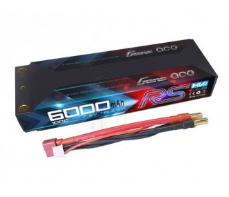 Batería Gens Ace RS Hardcase, Lipo Hv 2S 7.6V 6000mAh 100C zócalo 5mm