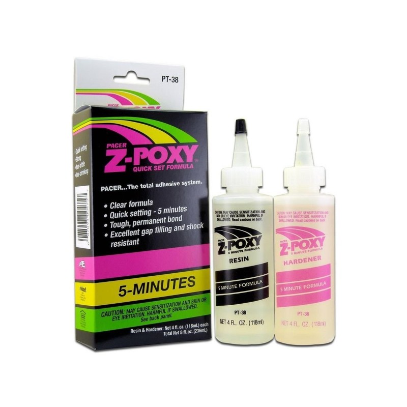 Epoxy Adhesive 5min 237ml Z-POXY ZAP