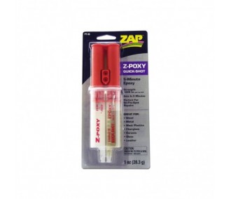 Epoxy glue 5min syringe 28gr Z-POXY ZAP