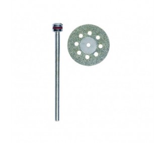 Proxxon Disco diamantato Ø 20 mm, con aerazione, + 1 gambo da 2,35 mm