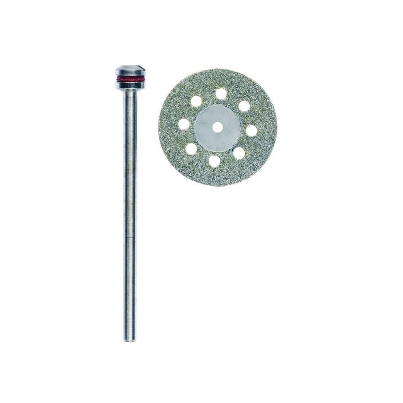 Proxxon Diamond disc Ø 20 mm, with aeration, + 1 rod 2,35 mm