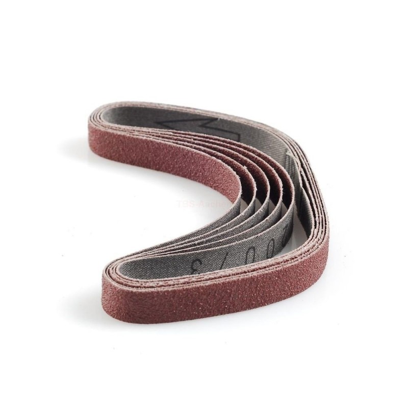 Proxxon Sanding belt 80 grit, 5 pieces for BSL 220/E