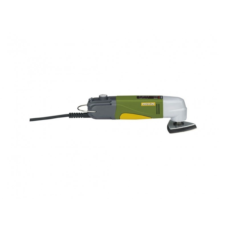 Proxxon OZI/E - 100W delta oscillating angle sander in case with 4 sheets of sanding material