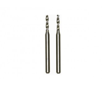 Proxxon Micro brocas de metal duro Ø 1,0 mm vástago 3 mm por 2