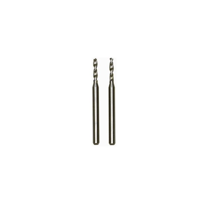 Proxxon Micro brocas de metal duro Ø 1,0 mm vástago 3 mm por 2