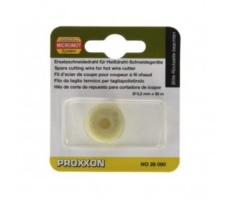 Proxxon Bobina de alambre de repuesto para THERMOCUT 30 m x 0,2 mm