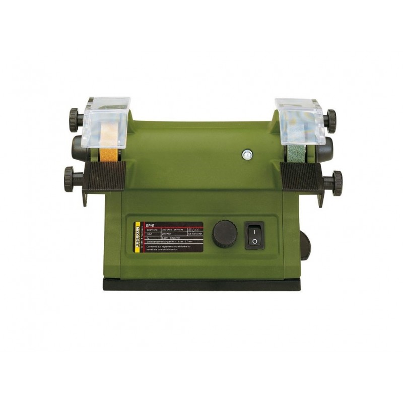 Proxxon SP/E - Lijadora y pulidora de 3000 a 9000 rpm regulando de 8 a 24 m/seg.