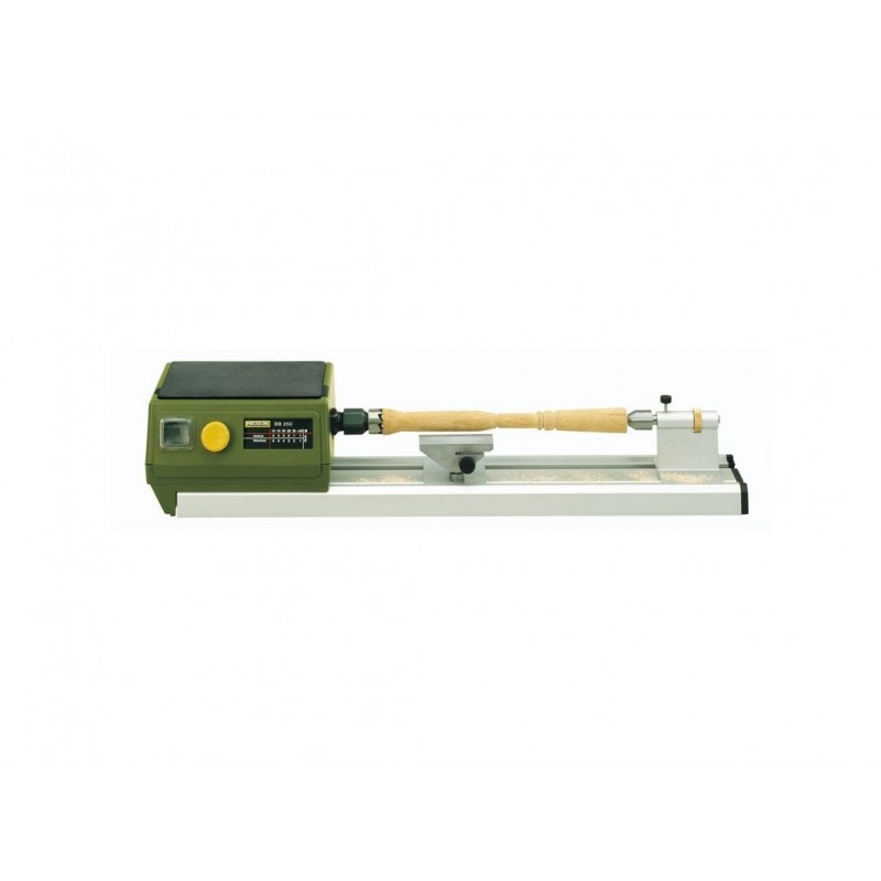 Proxxon DB 250 - Microtorno per legno 250 mm con 6 pinze di serraggio