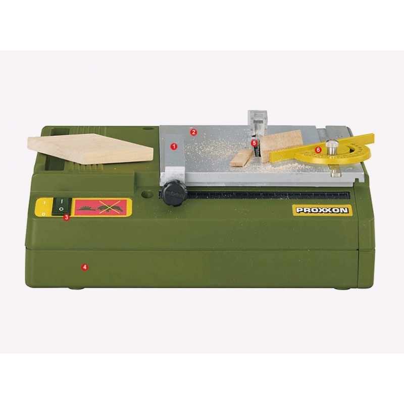 Proxxon KS 230 - Bench circular saw for cutting softwood up to 8 mm