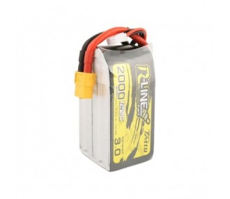 Batterie Tattu R-line V3.0 lipo 4S 14.8V 2000mAh 120C prise xt60