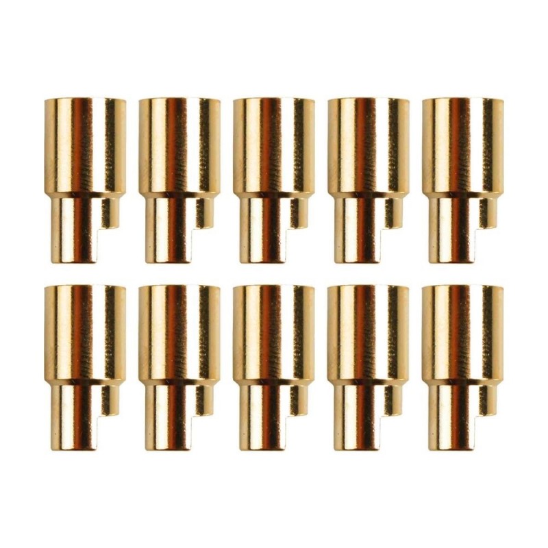 Gold Socket PK 6,0 mm female (10 pcs)