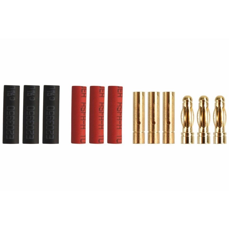PK 3.0 mm M/F gold plug (3 pairs)