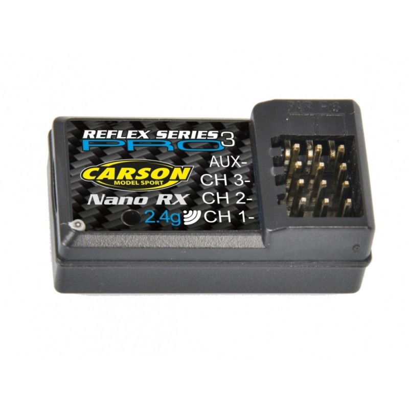 Récepteur 3 Voies Reflex Pro 3 Nano 2.4Ghz Carson