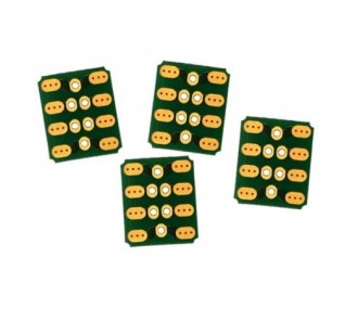 PCB 90° MPX '6-pin' (4 pezzi) Emcotec