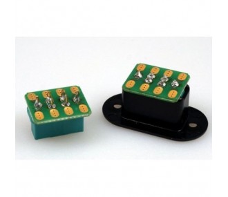 PCB 90° MPX '6 pins' (4 pcs) Emcotec