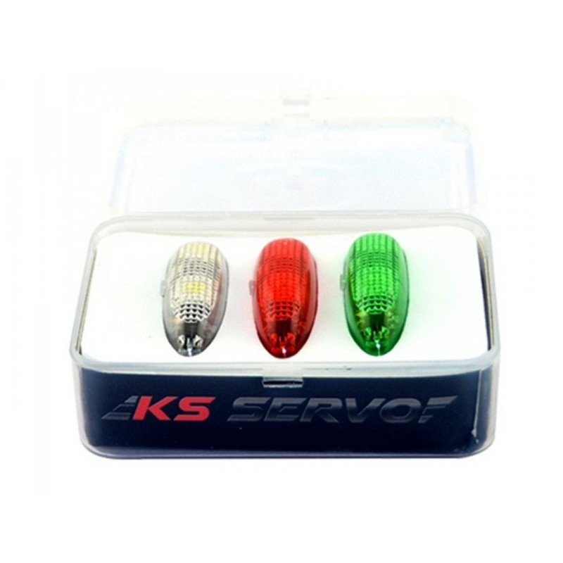 EasyLight Kabelloses Beleuchtungsset 3 LEDs Rot/Weiß/Grün