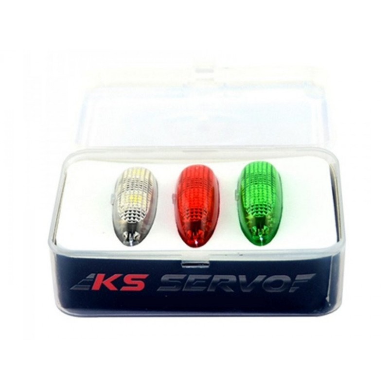 EasyLight Set di luci a 3 LED senza fili rosso/bianco/verde